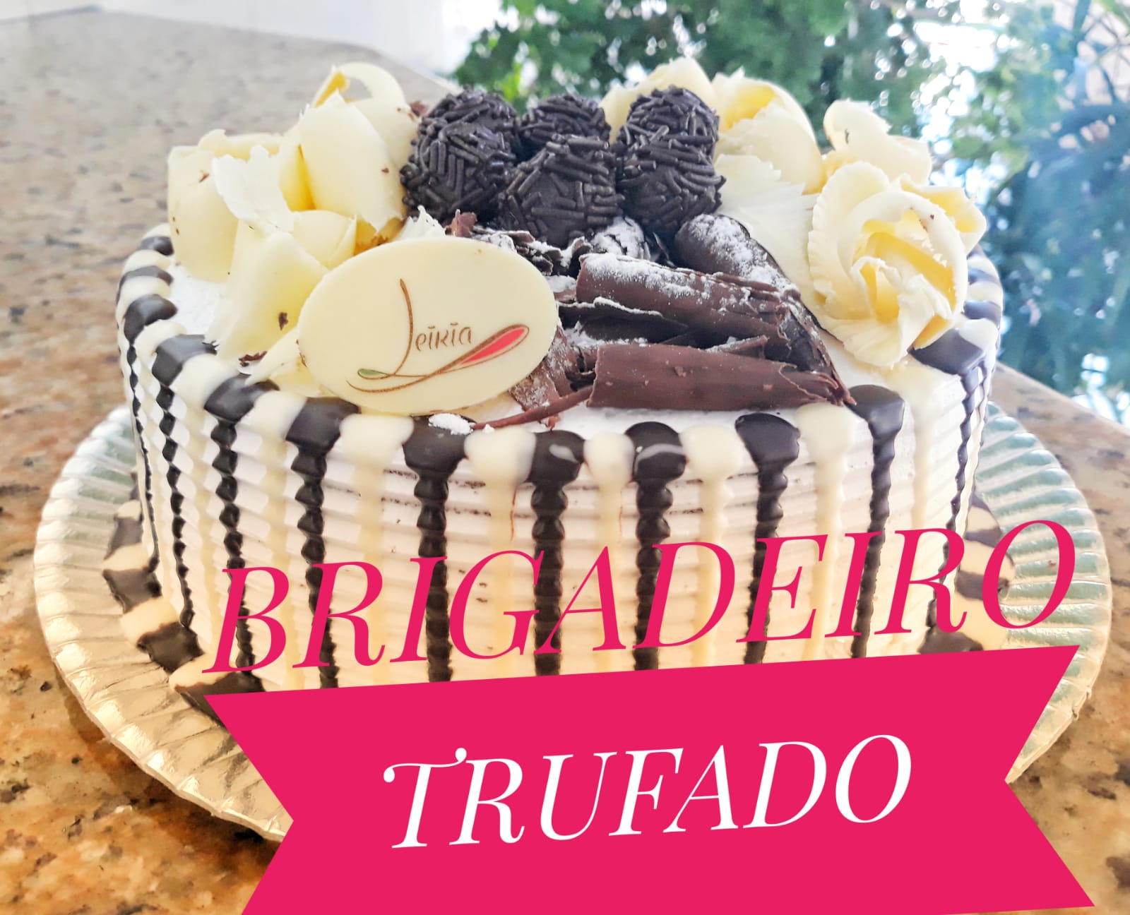 Bolo Brigadeiro Trufado