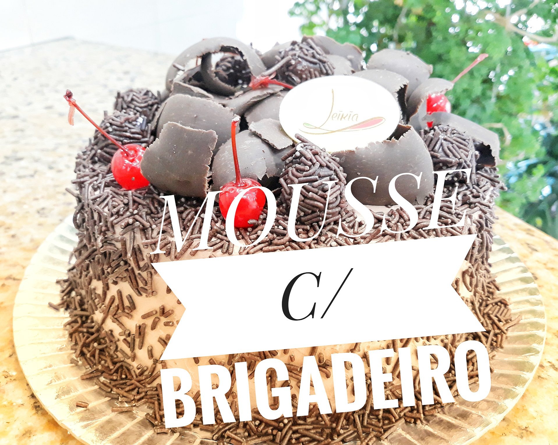 Bolo Mousse com Brigadeiro