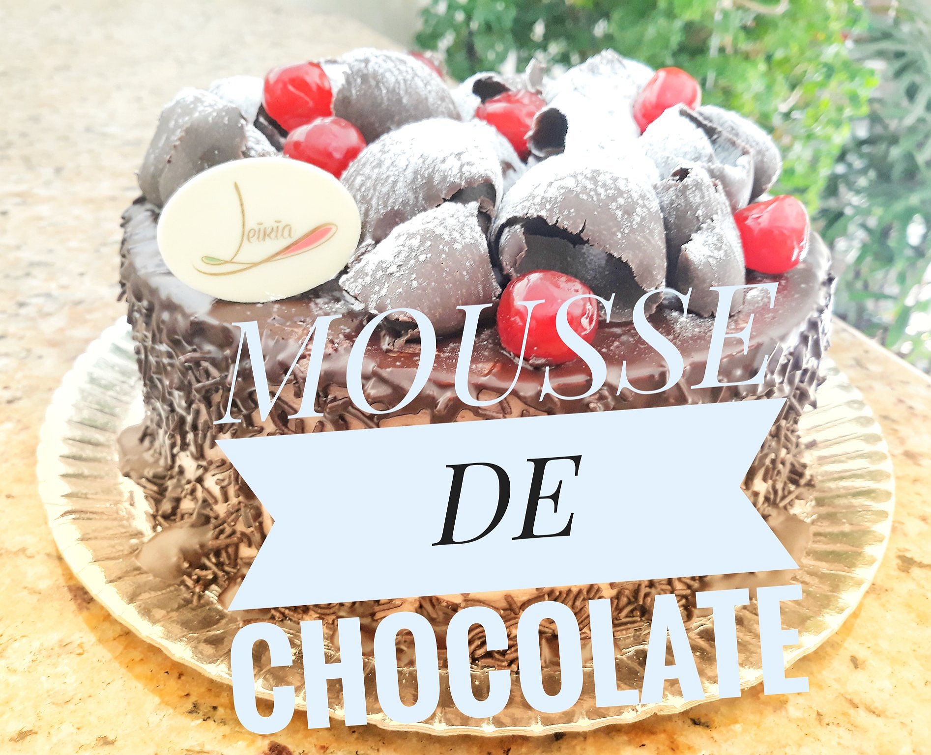 Bolo Mousse de chocolate